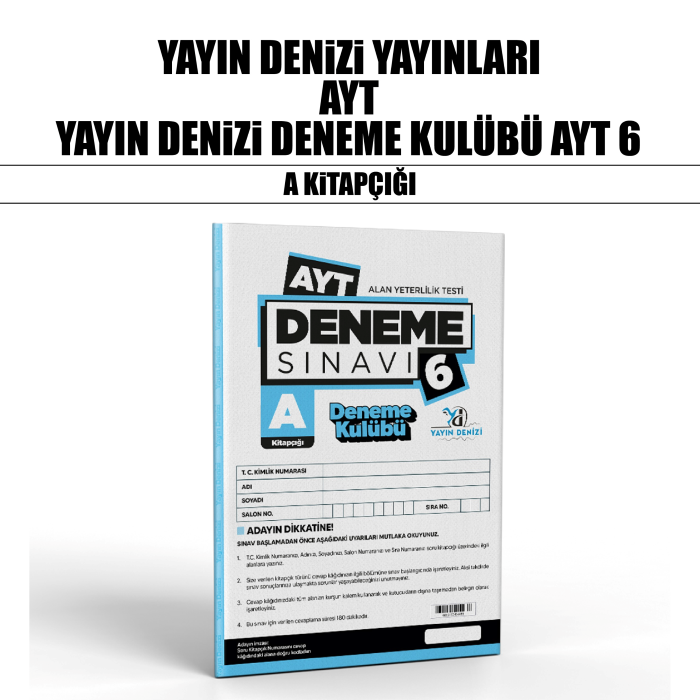 YDENİZİ YKS AYT DENEME KULÜBÜ SNV 6-A - 25-26